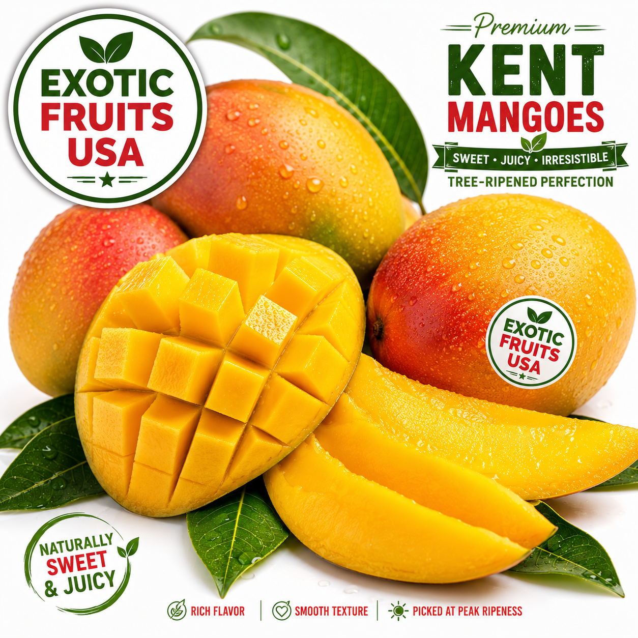 Buy  Fresh Kent Mangoes – Juicy, Flavorful & Fiber-Free