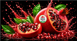 California Fresh Pomegranate Fruits (12 pieces)