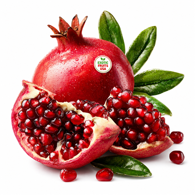 California Fresh Pomegranate Fruits (12 pieces)